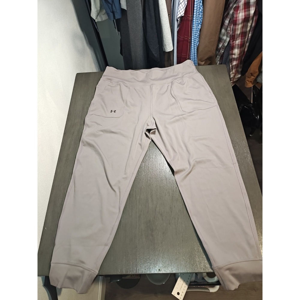 Under Armour Light Gray Track Joggers